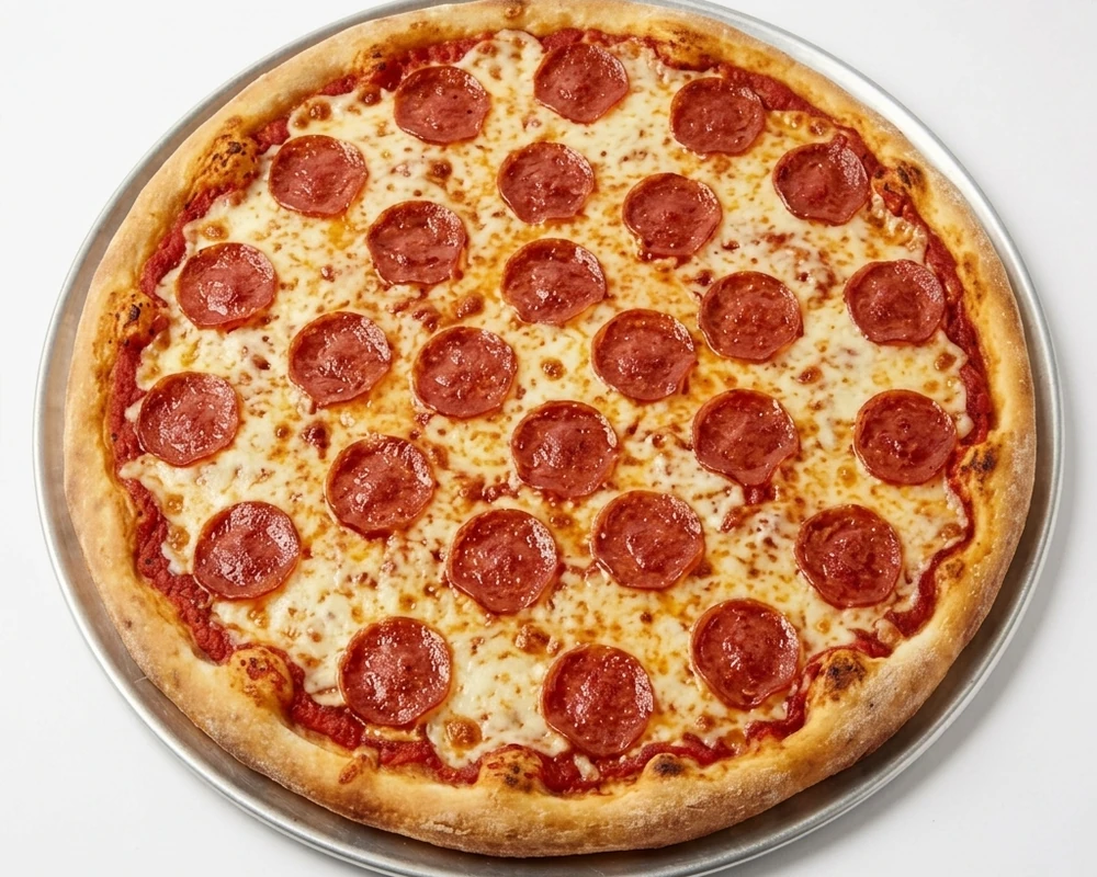 Pepperoni Pizza - Signature pizza at Binge Pizza Calgary
