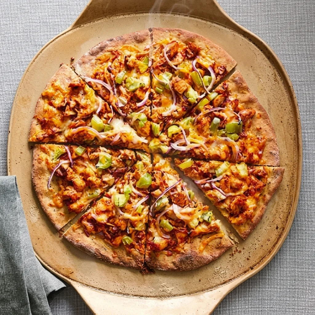 BBQ chicken specialty pizza from Binge Pizza in southeast Calgary